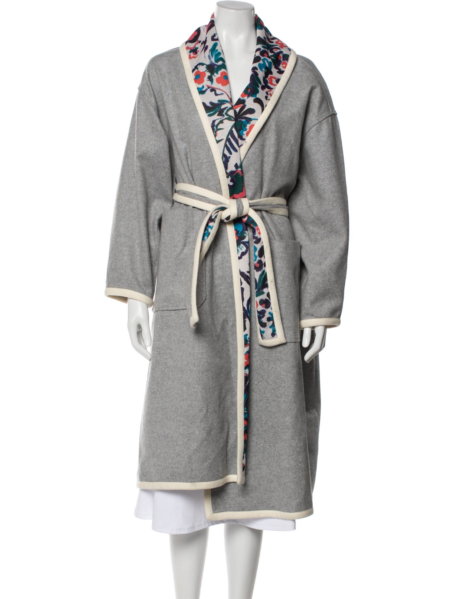 Tanya Taylor Wool Trench Coat