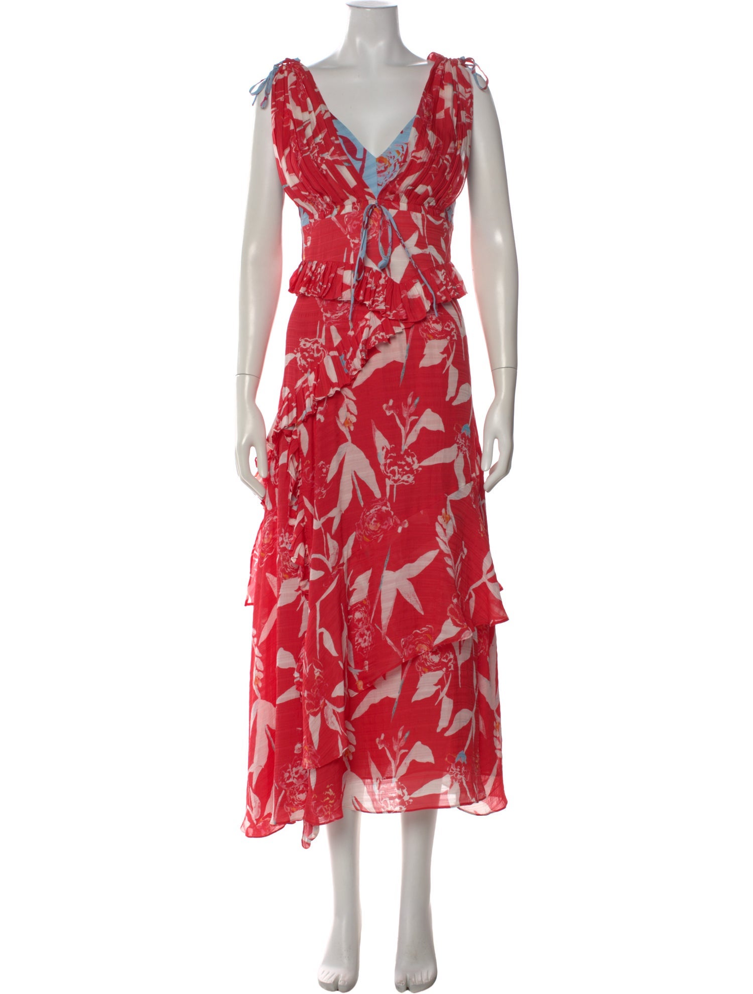 Tanya Taylor Silk Long Dress