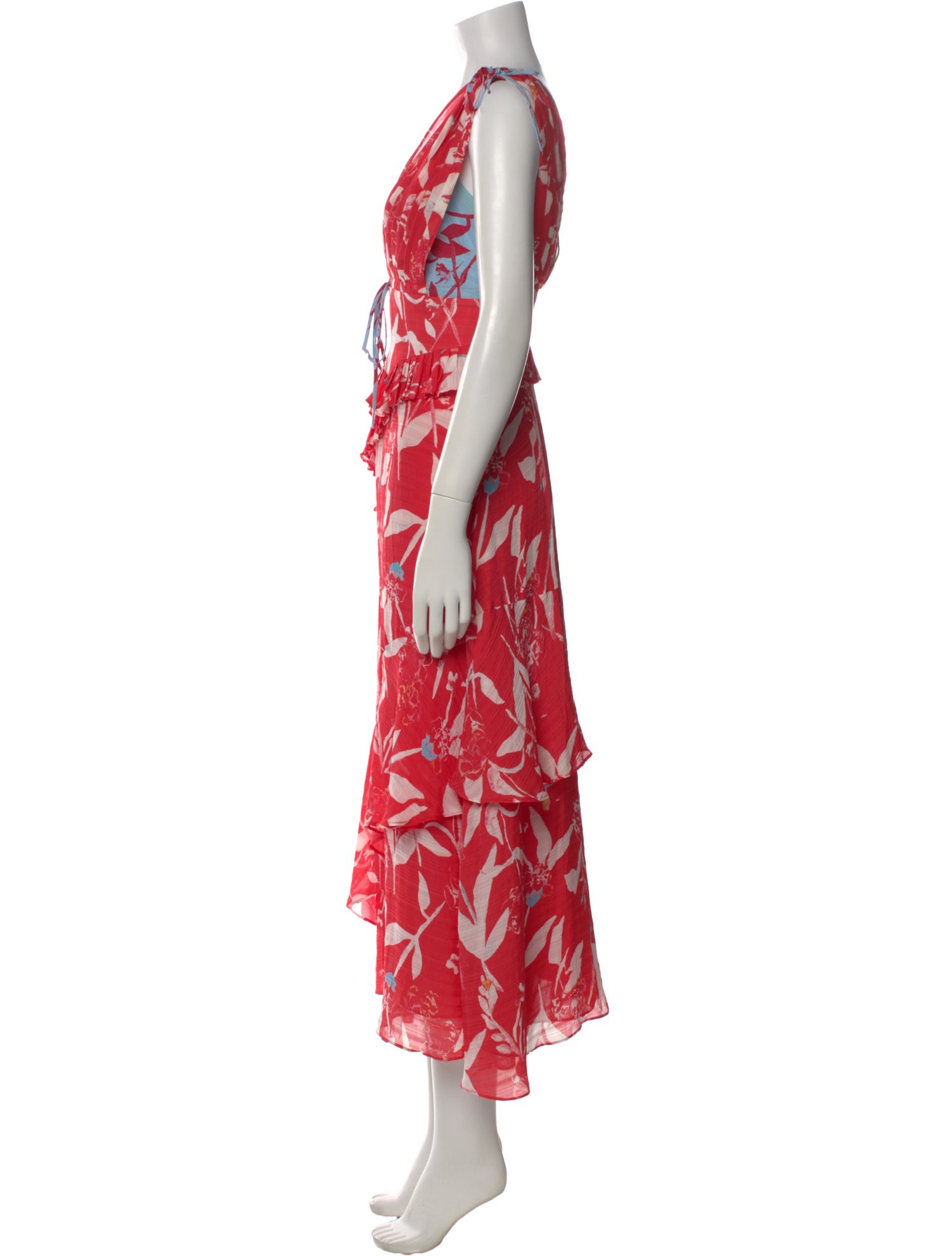 Tanya Taylor Silk Long Dress