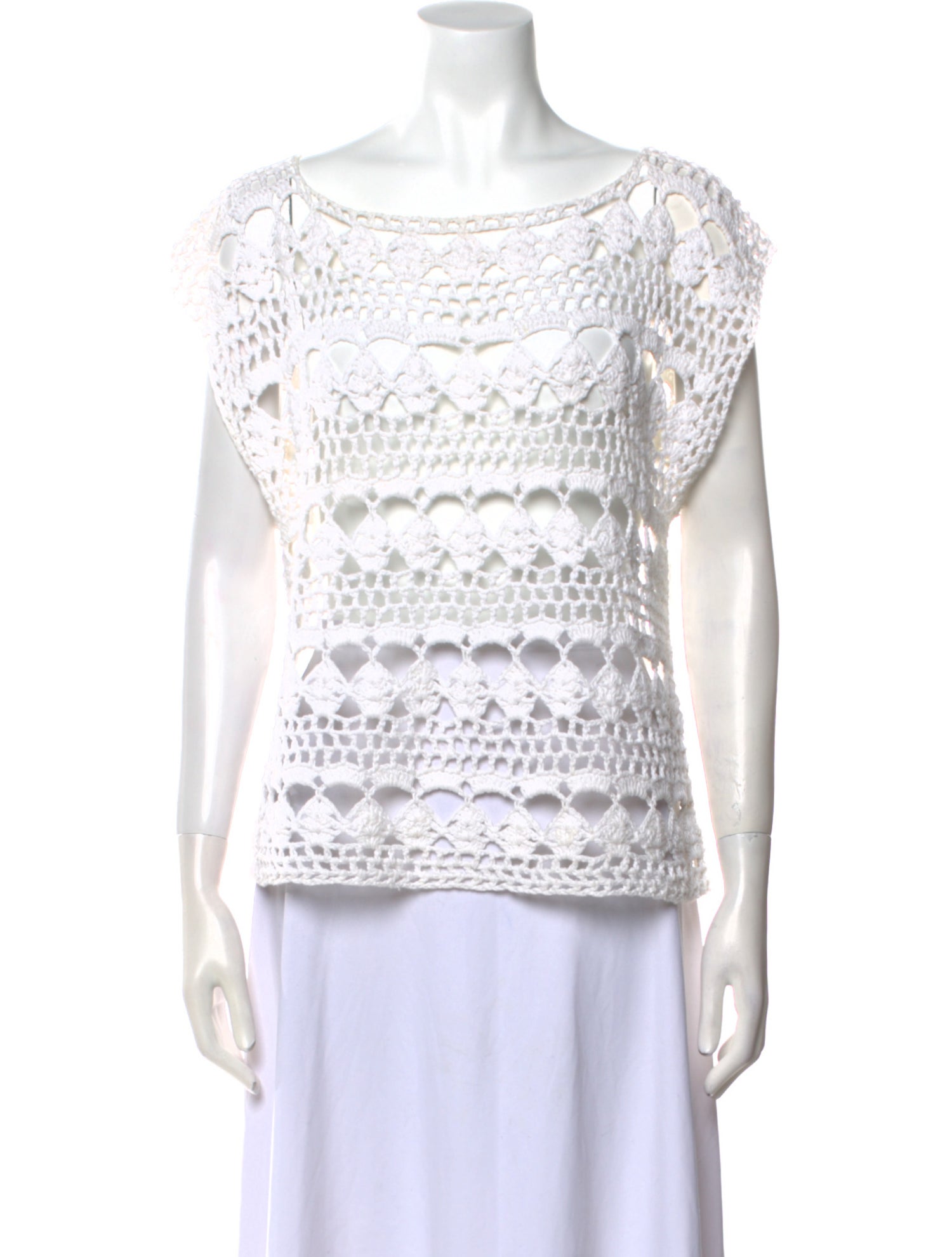 525 america Bateau Neckline Short Sleeve Blouse