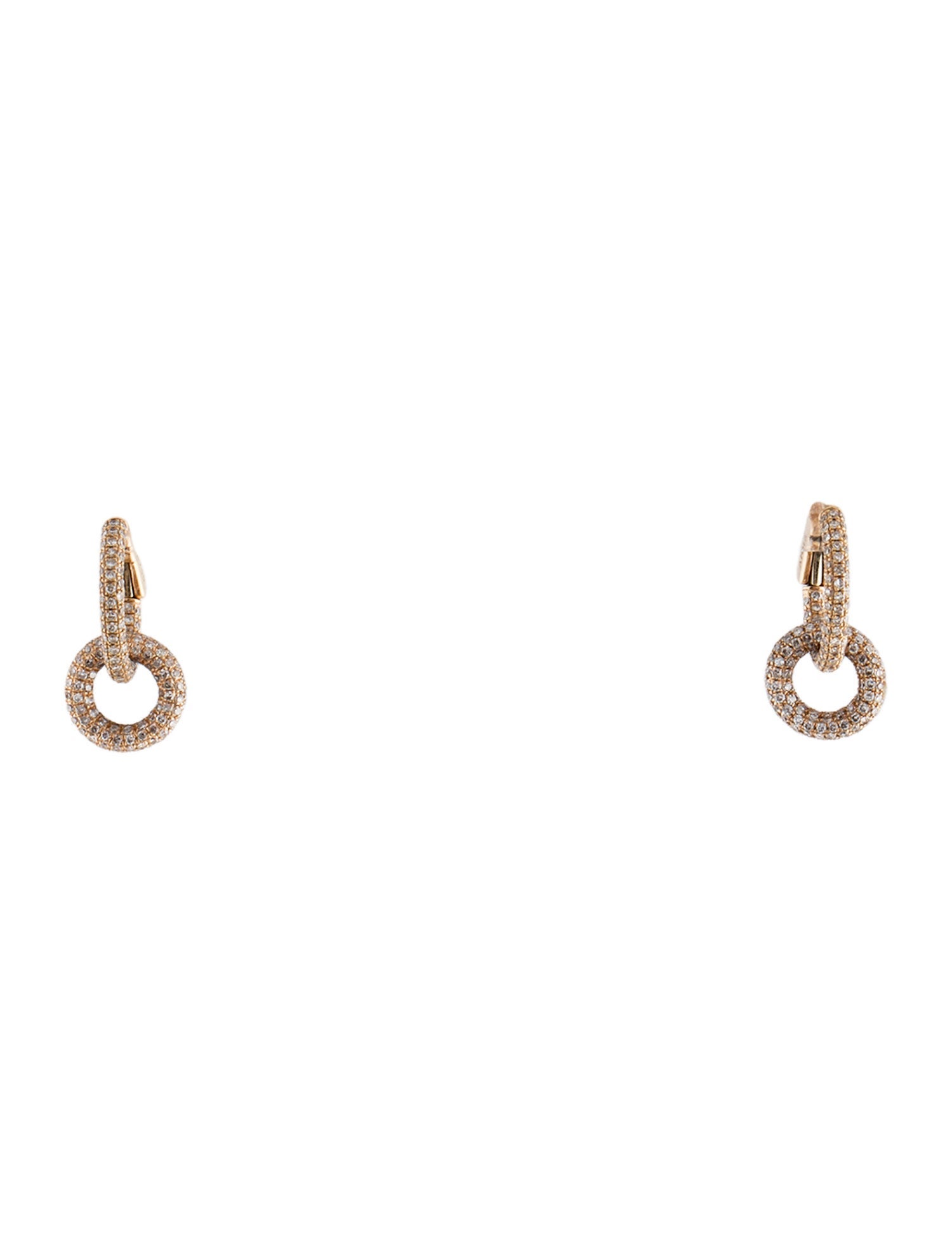 Mejuri 14K Beaded Huggie Earrings - 14K Yellow Gold Huggie