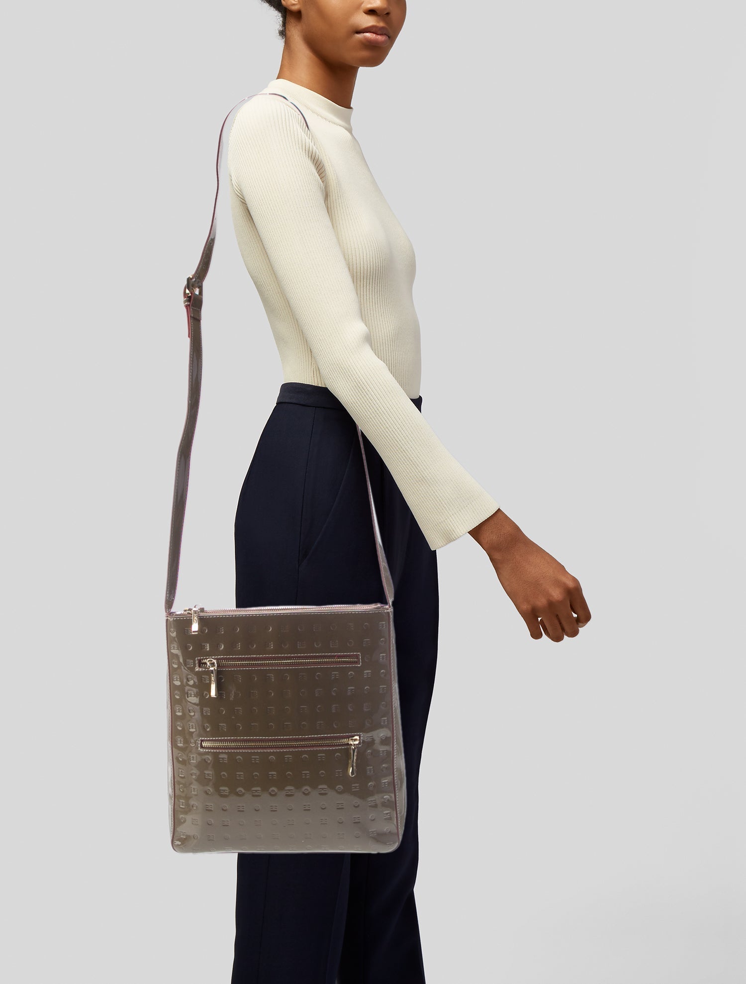 Arcadia Patent Leather Crossbody Bag