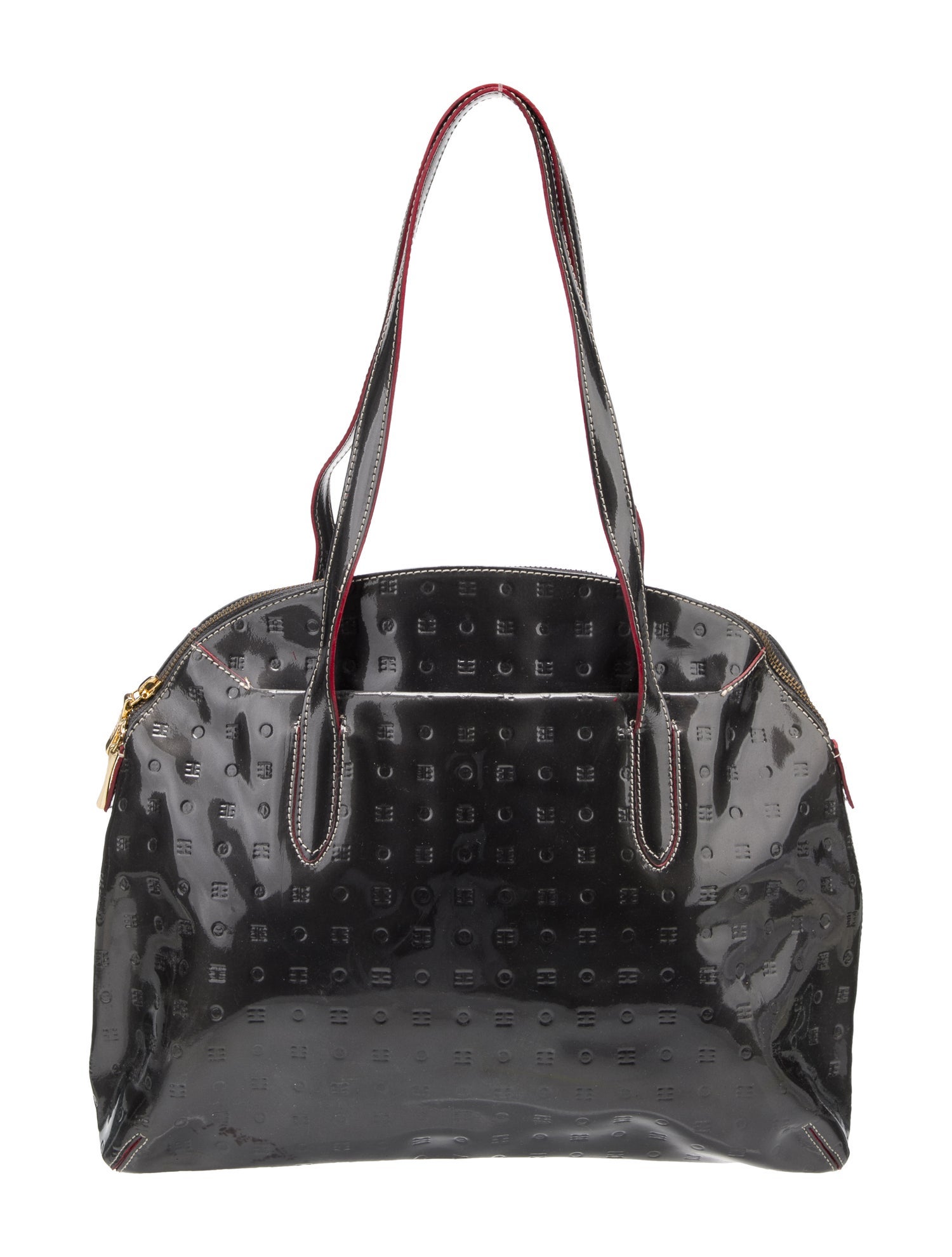 Arcadia Patent Leather Shoulder Bag