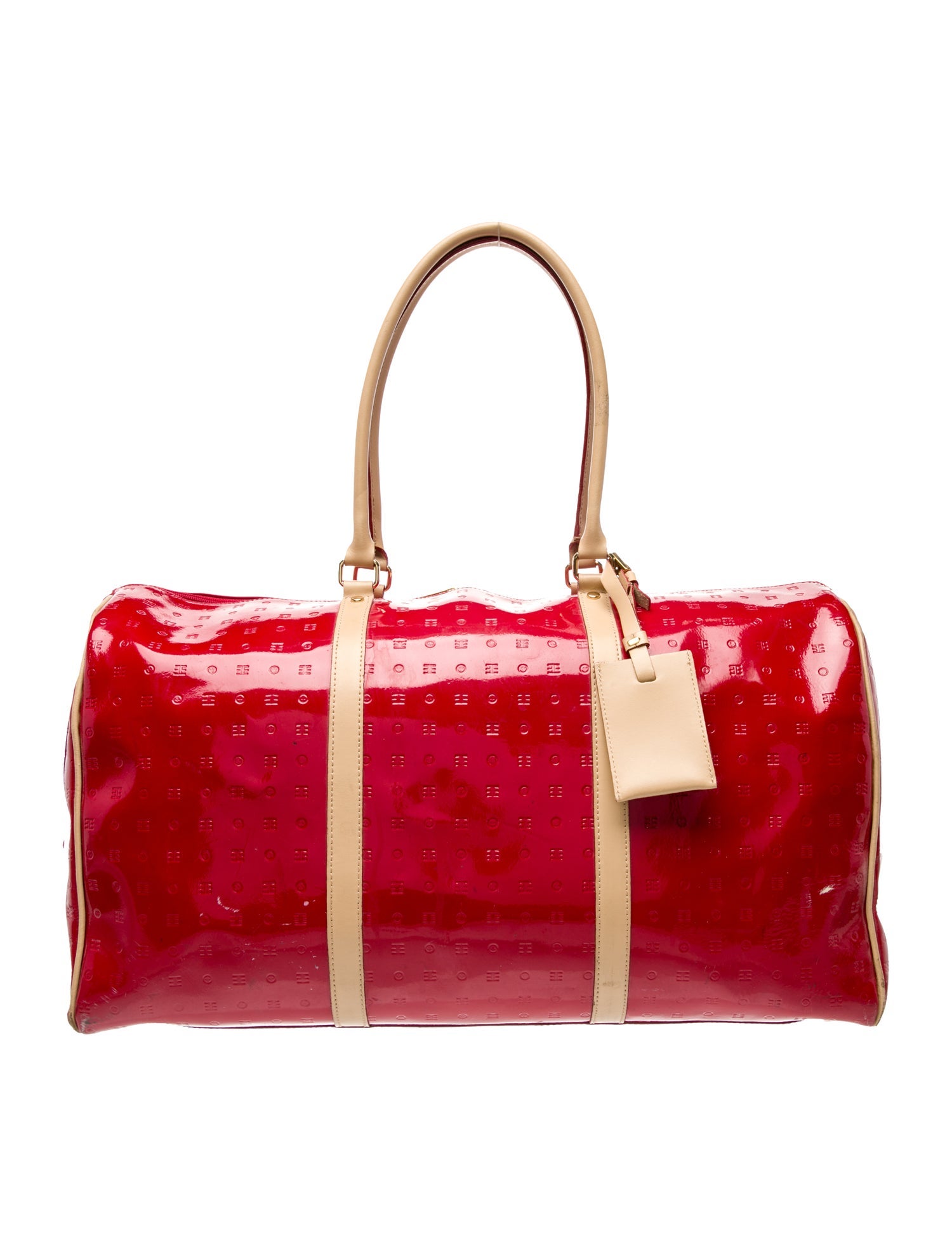 Arcadia Patent Leather Weekender Bag