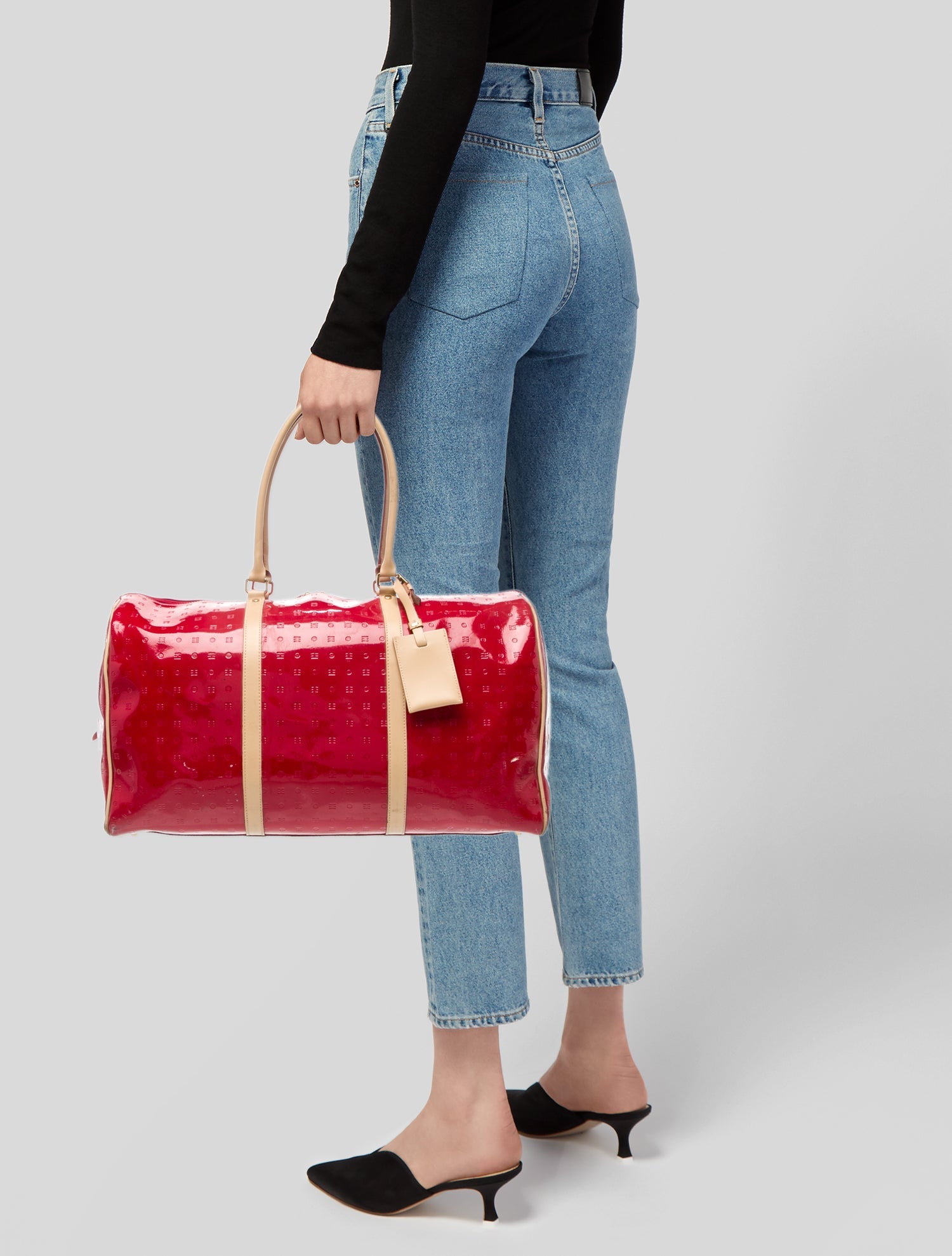 Arcadia Patent Leather Weekender Bag