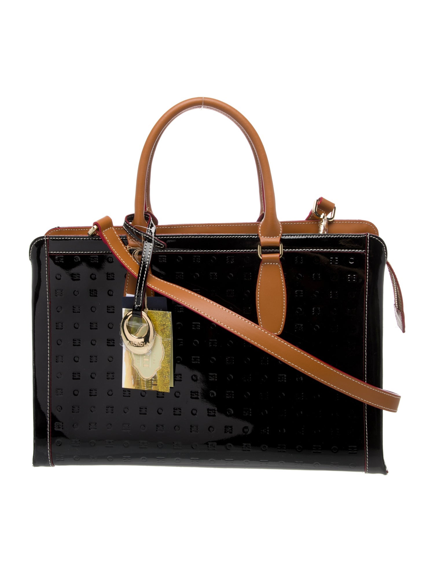 Arcadia Patent Leather Crossbody Bag w/ Tags