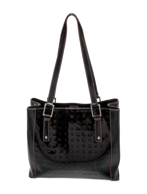 Arcadia Patent Leather Top Handle Bag