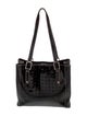 Arcadia Patent Leather Top Handle Bag
