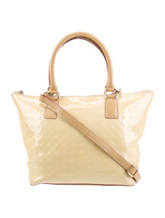 Arcadia Patent Leather Top Handle Bag