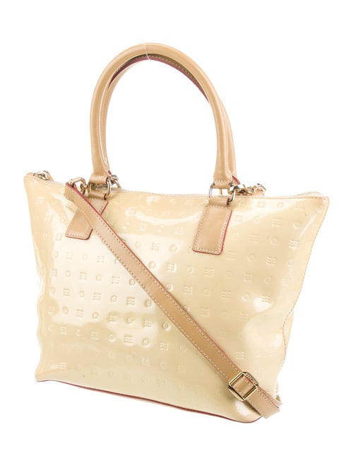 Arcadia Patent Leather Top Handle Bag