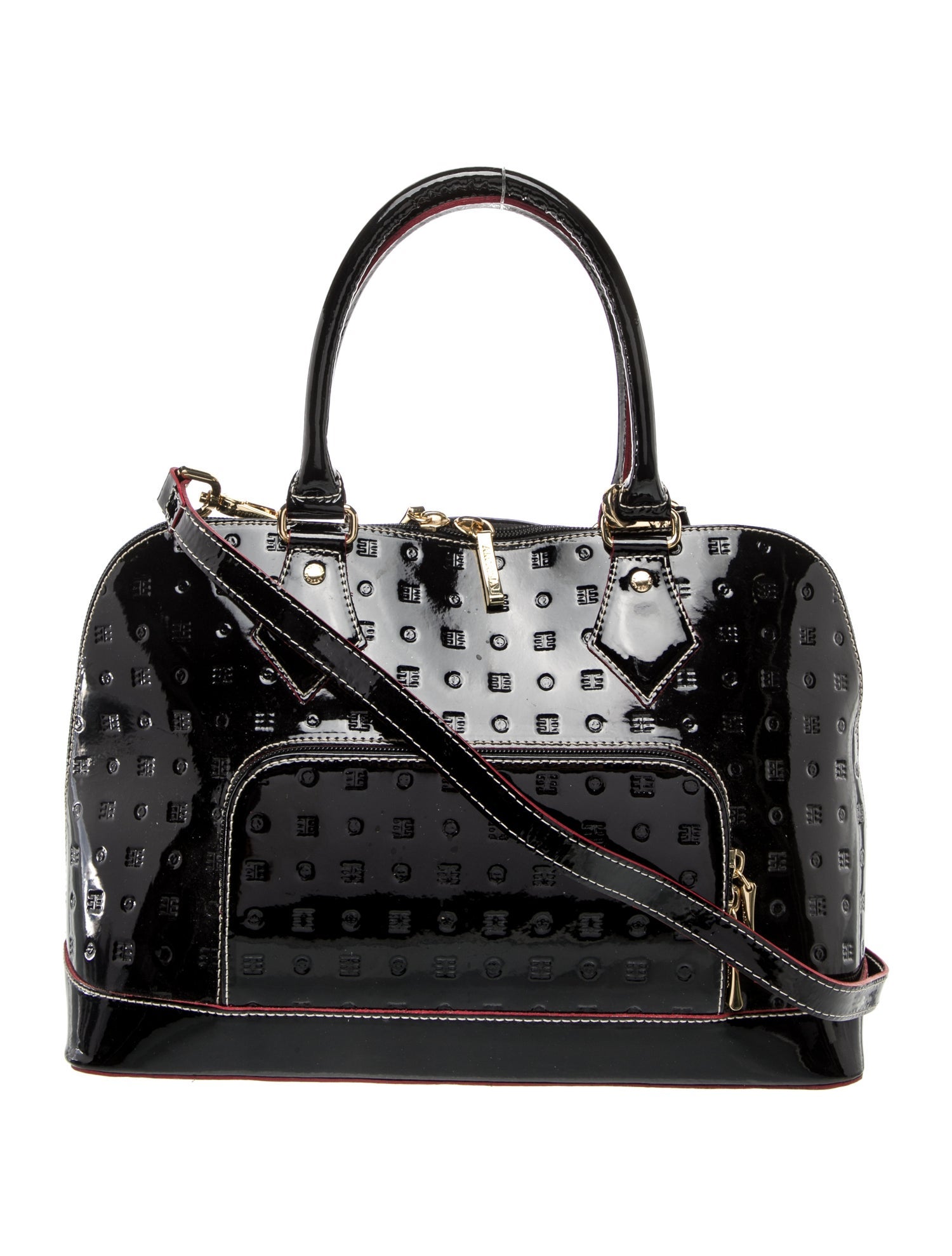 Arcadia Patent Leather Shoulder Bag