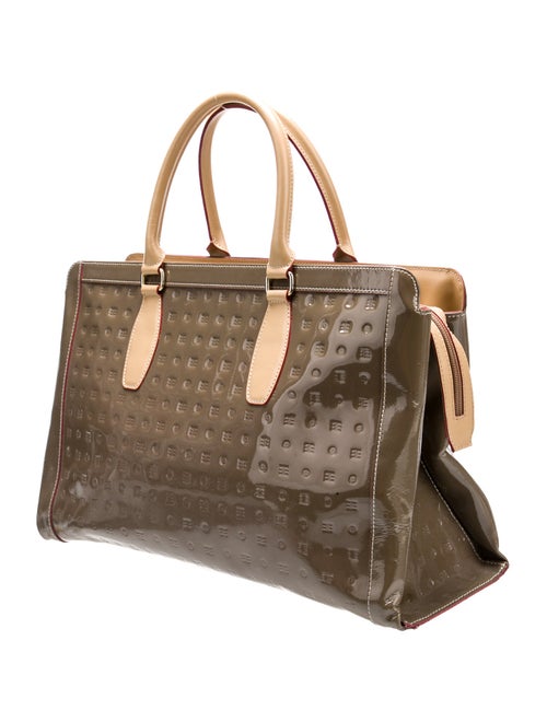 Arcadia Patent Leather Top Handle Bag