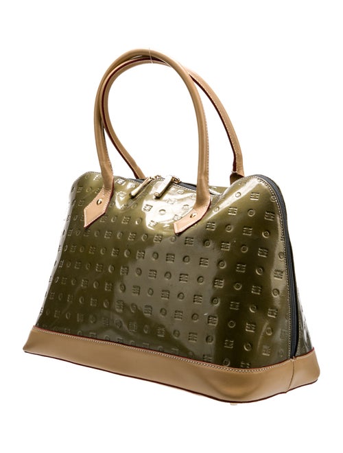 Arcadia Patent Leather Top Handle Bag