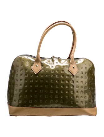 Arcadia Patent Leather Top Handle Bag