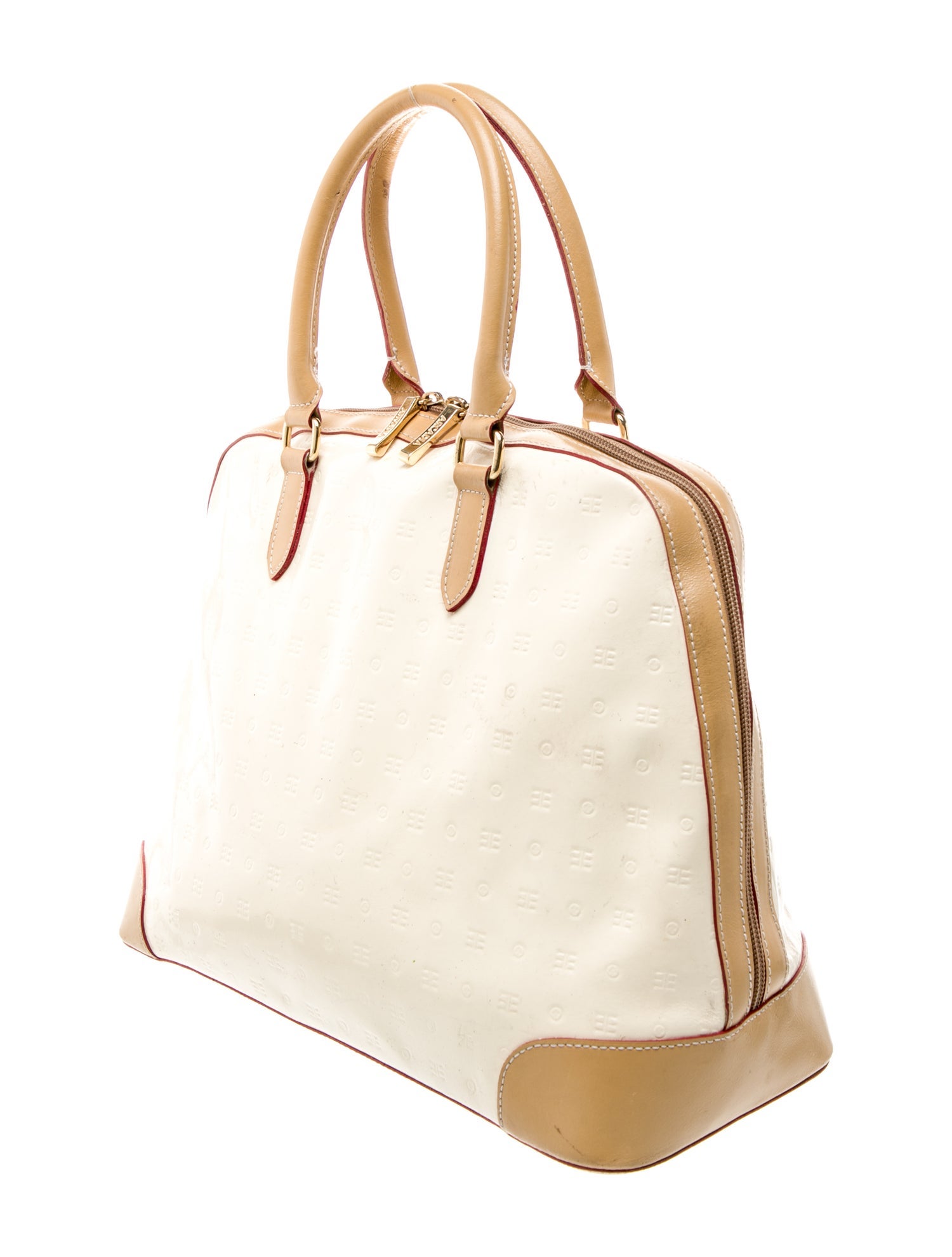 Arcadia Patent Leather Top Handle Bag