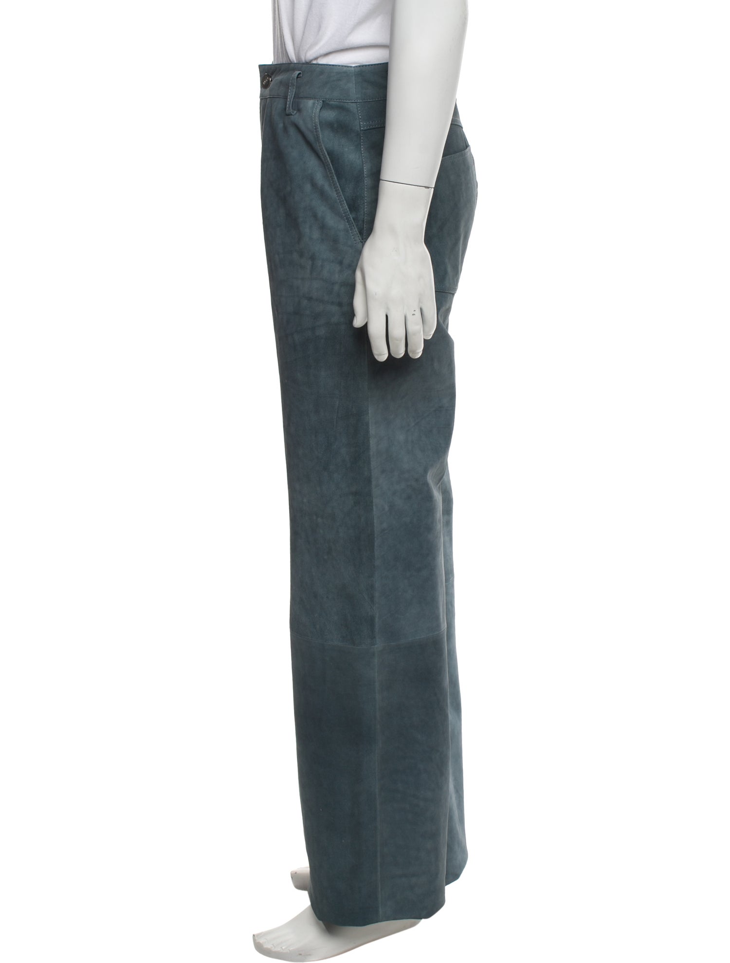 Arma Leather Wide Leg Pants