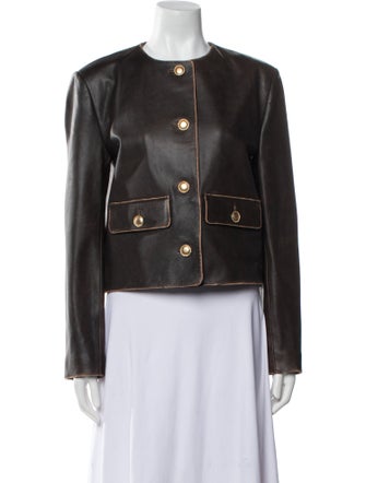 Arma Leather Evening Jacket