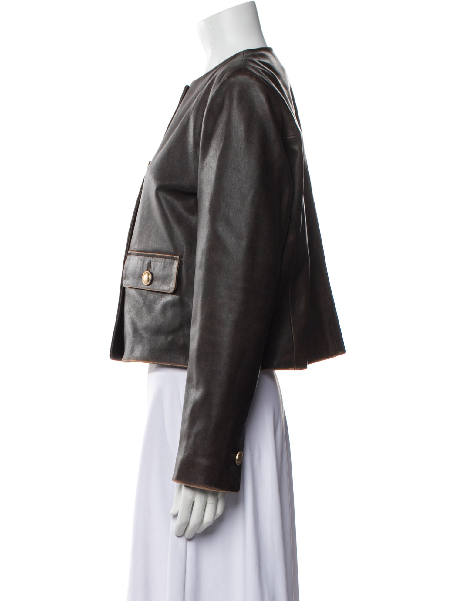 Arma Leather Evening Jacket