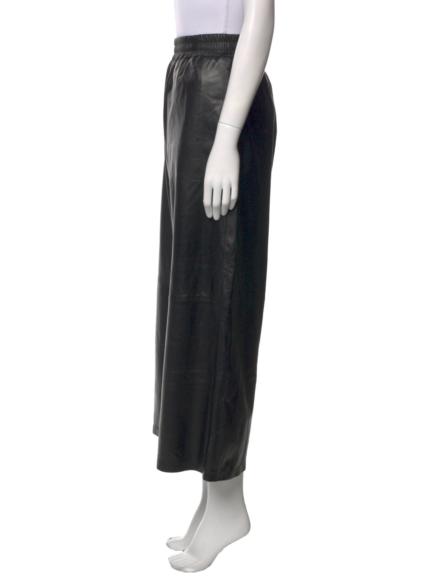 Arma Leather Wide Leg Pants