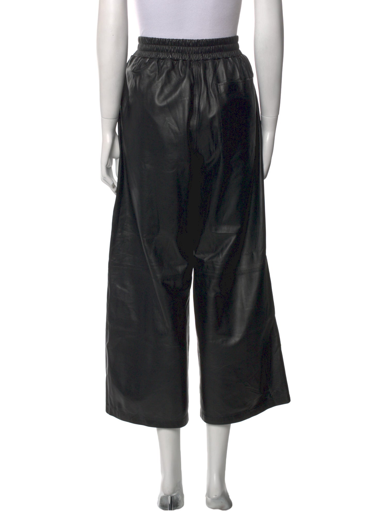 Arma Leather Wide Leg Pants