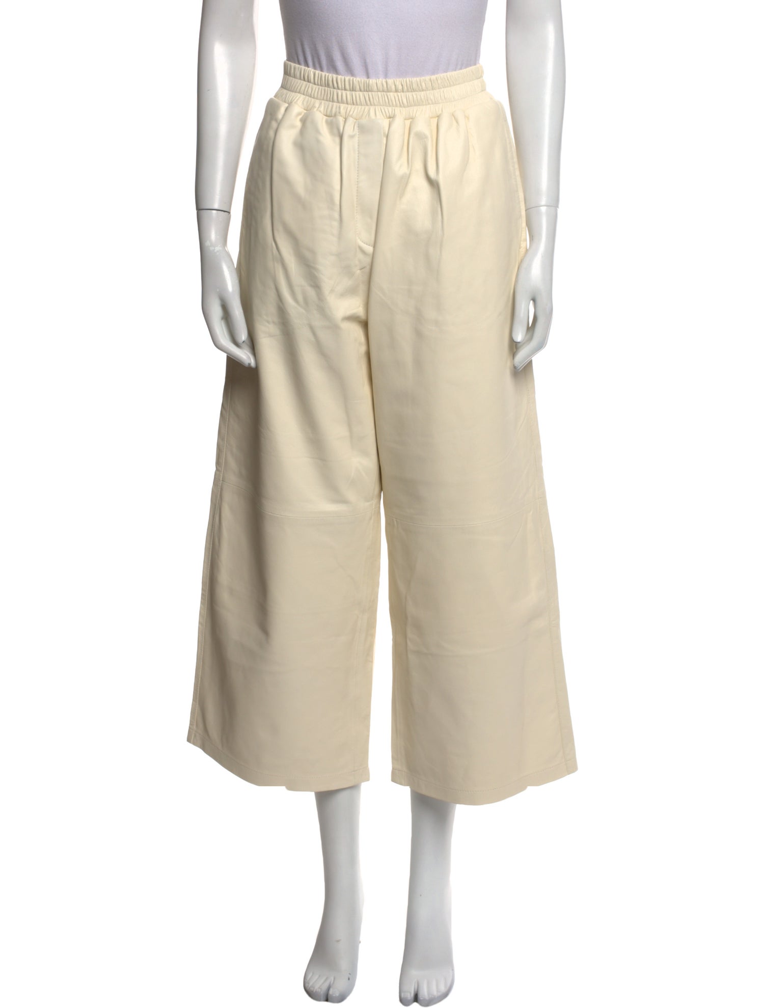 Arma Leather Wide Leg Pants