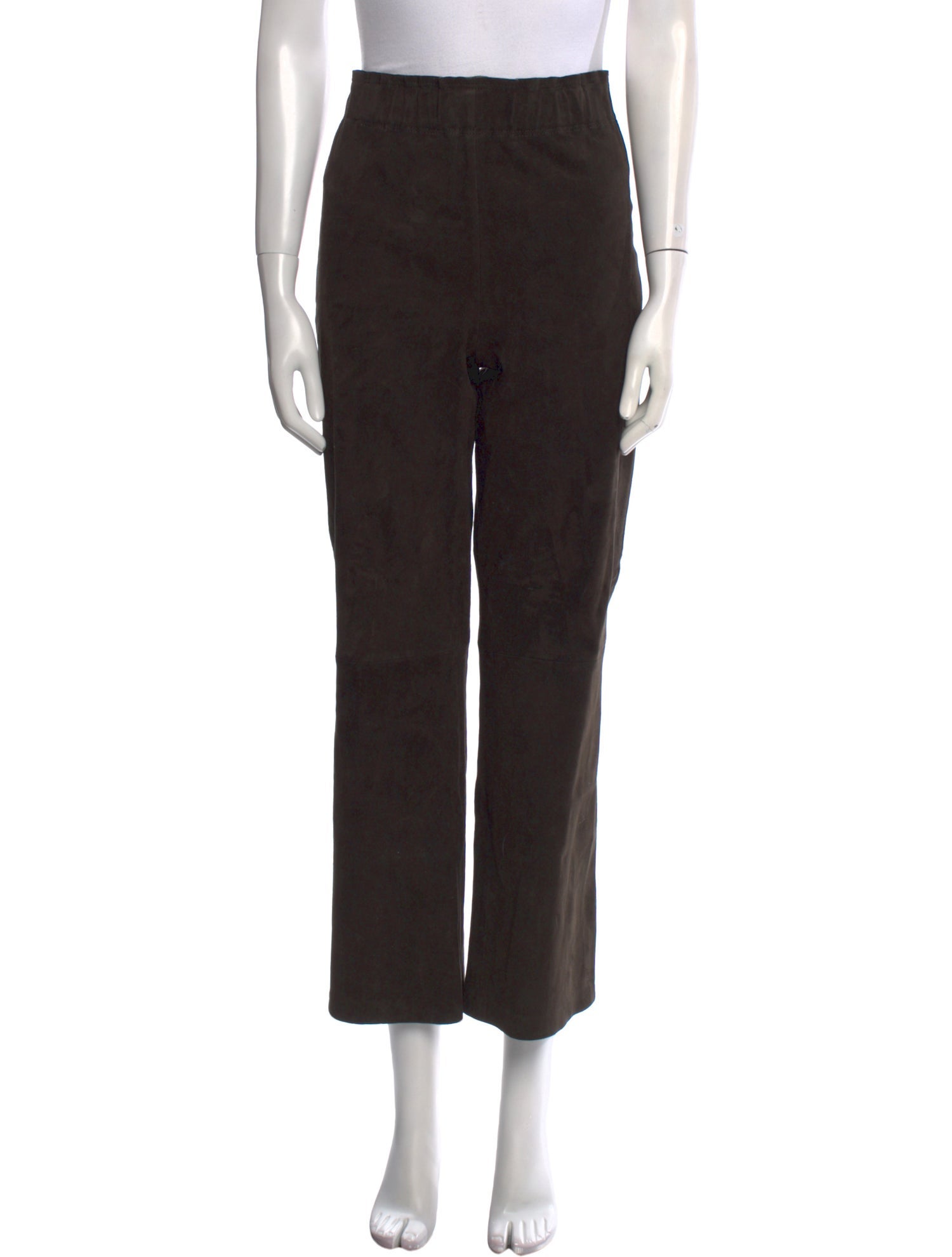 Arma Lamb Leather Straight Leg Pants