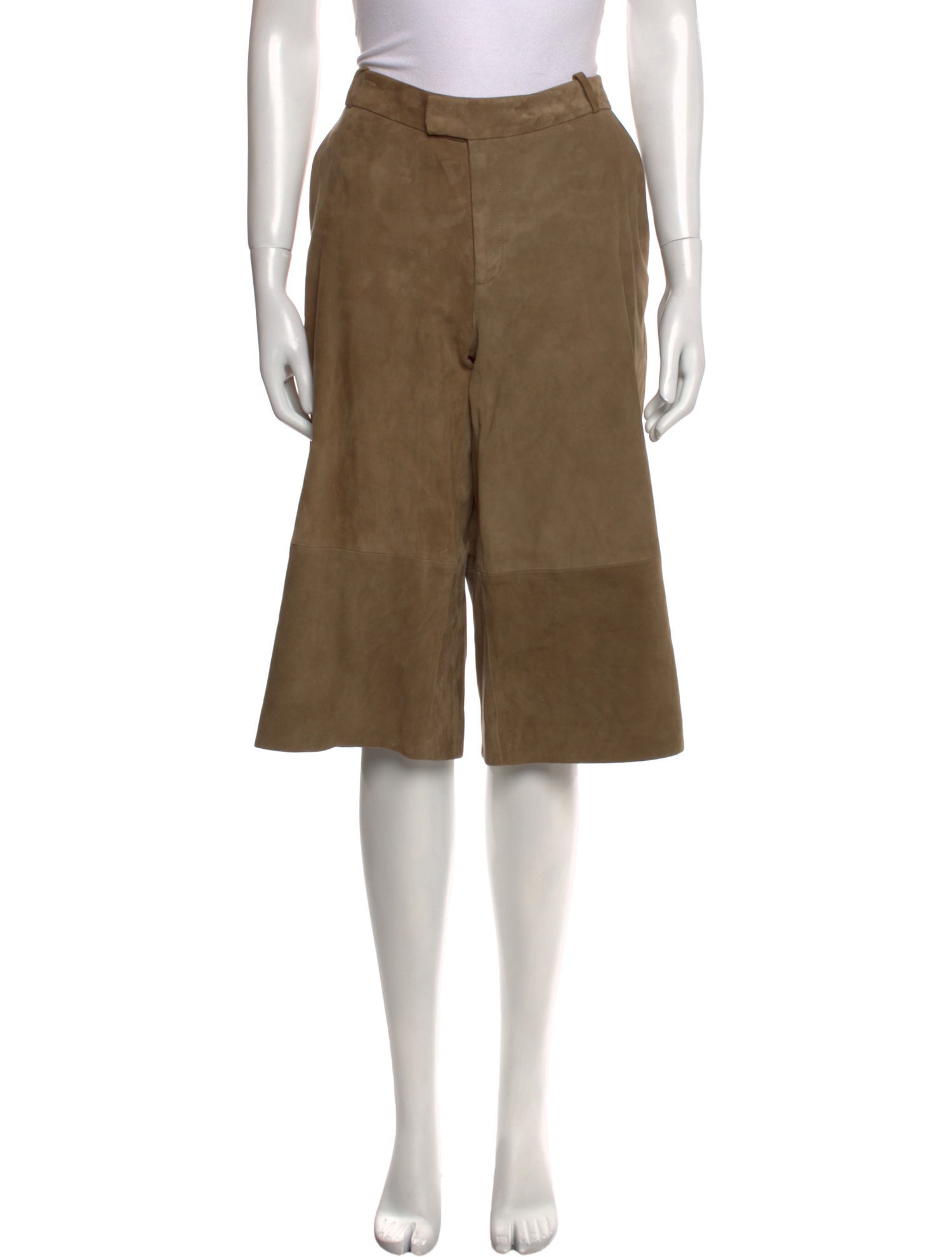 Arma Lamb Leather Wide Leg Pants