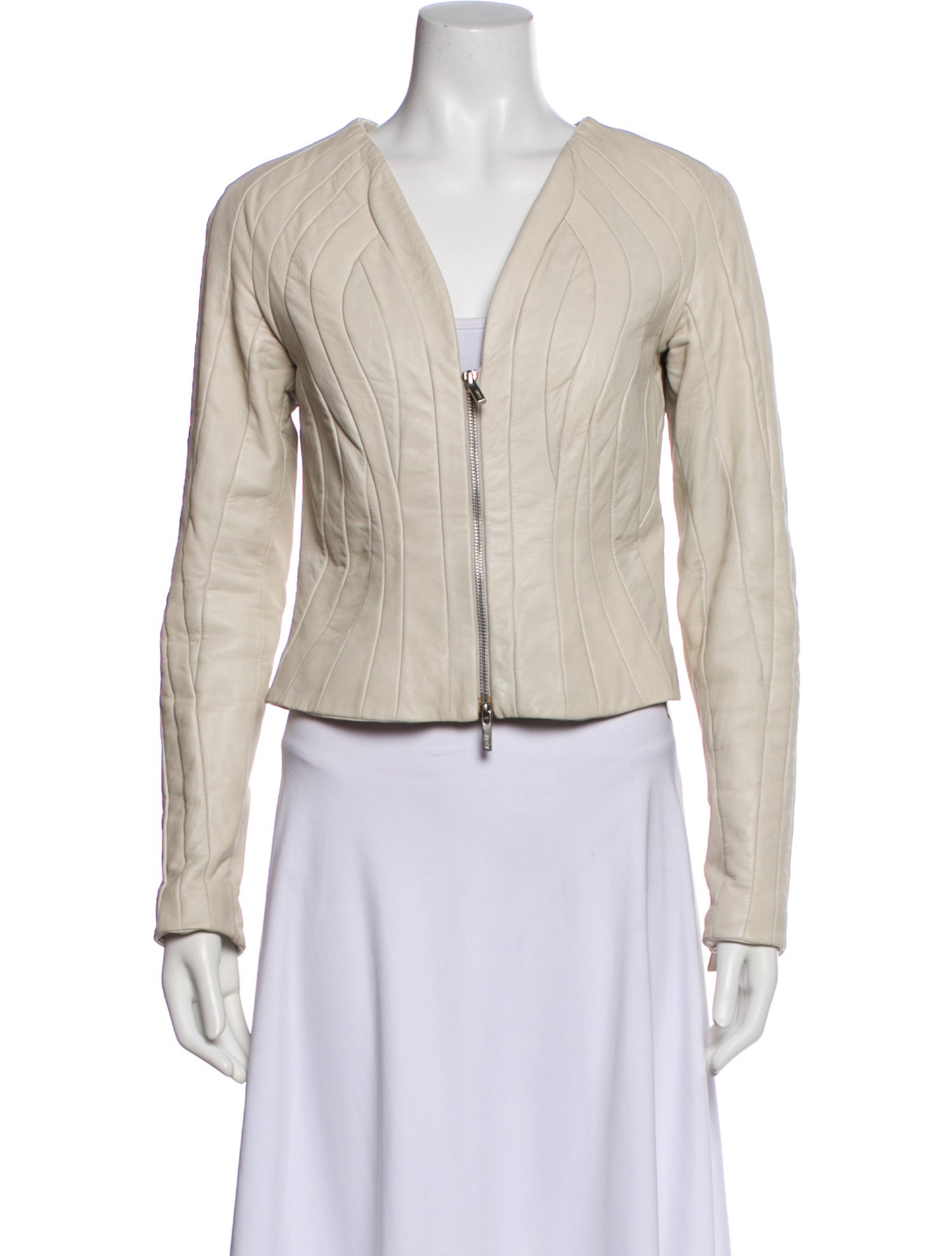 Arma Leather Evening Jacket