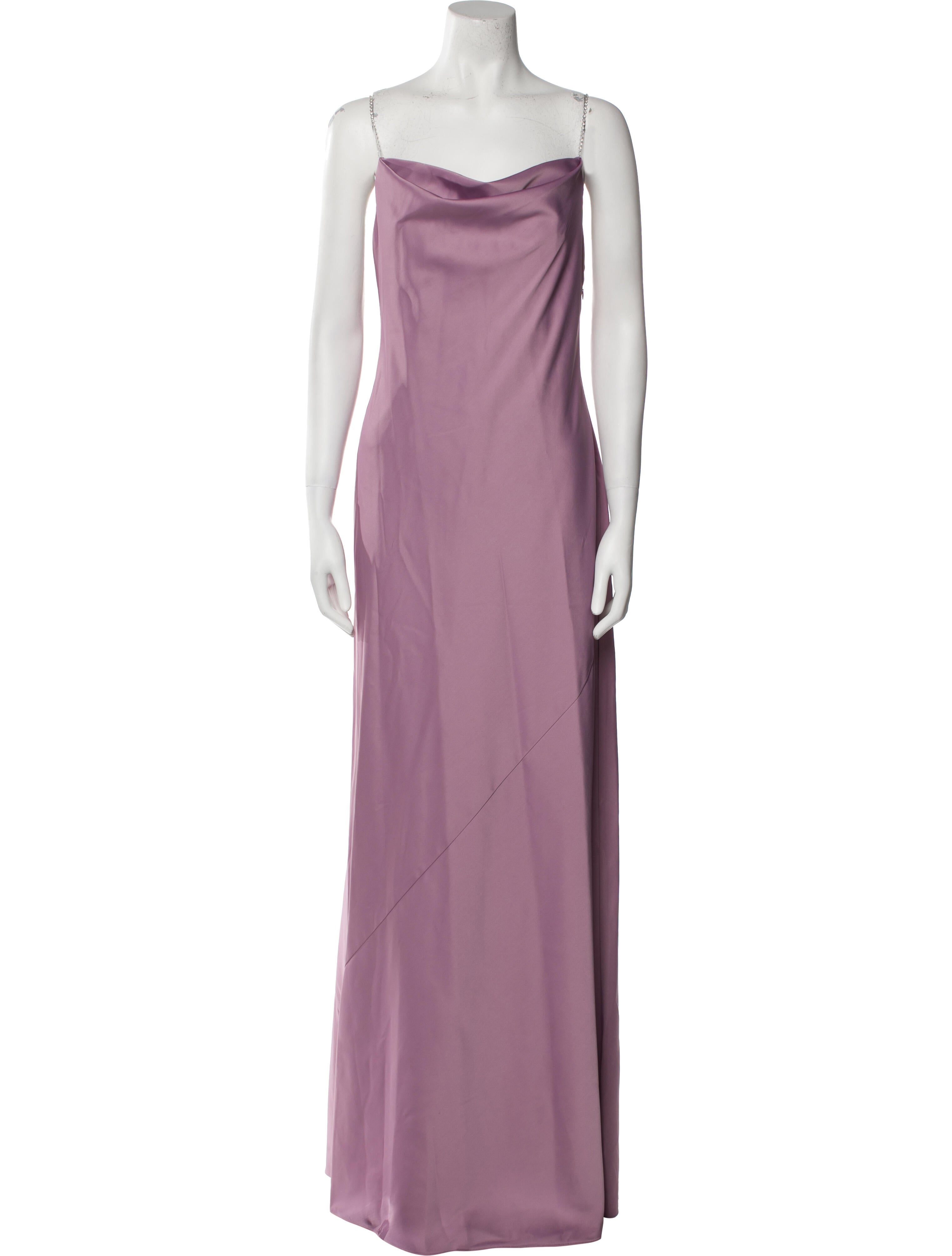 Aidan by Aidan Mattox Cowl Neck Long Dress