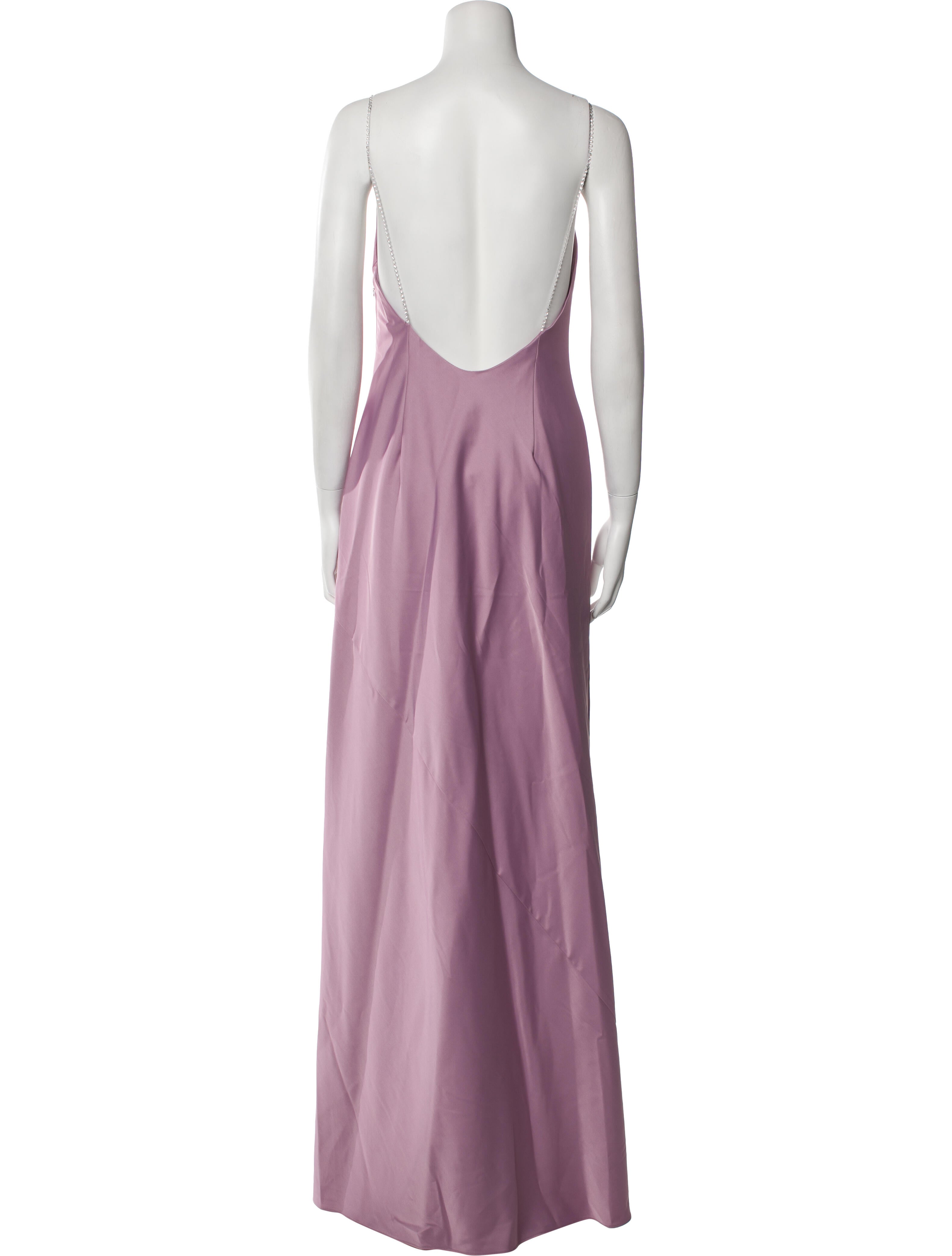 Aidan by Aidan Mattox Cowl Neck Long Dress - Pink Dresses, Clothing -  XABAM20662 | The RealReal