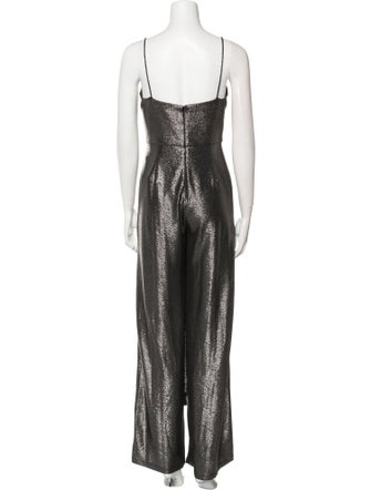 Aidan by Aidan Mattox Square Neckline Jumpsuit