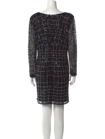 Aidan by Aidan Mattox Plaid Print Mini Dress