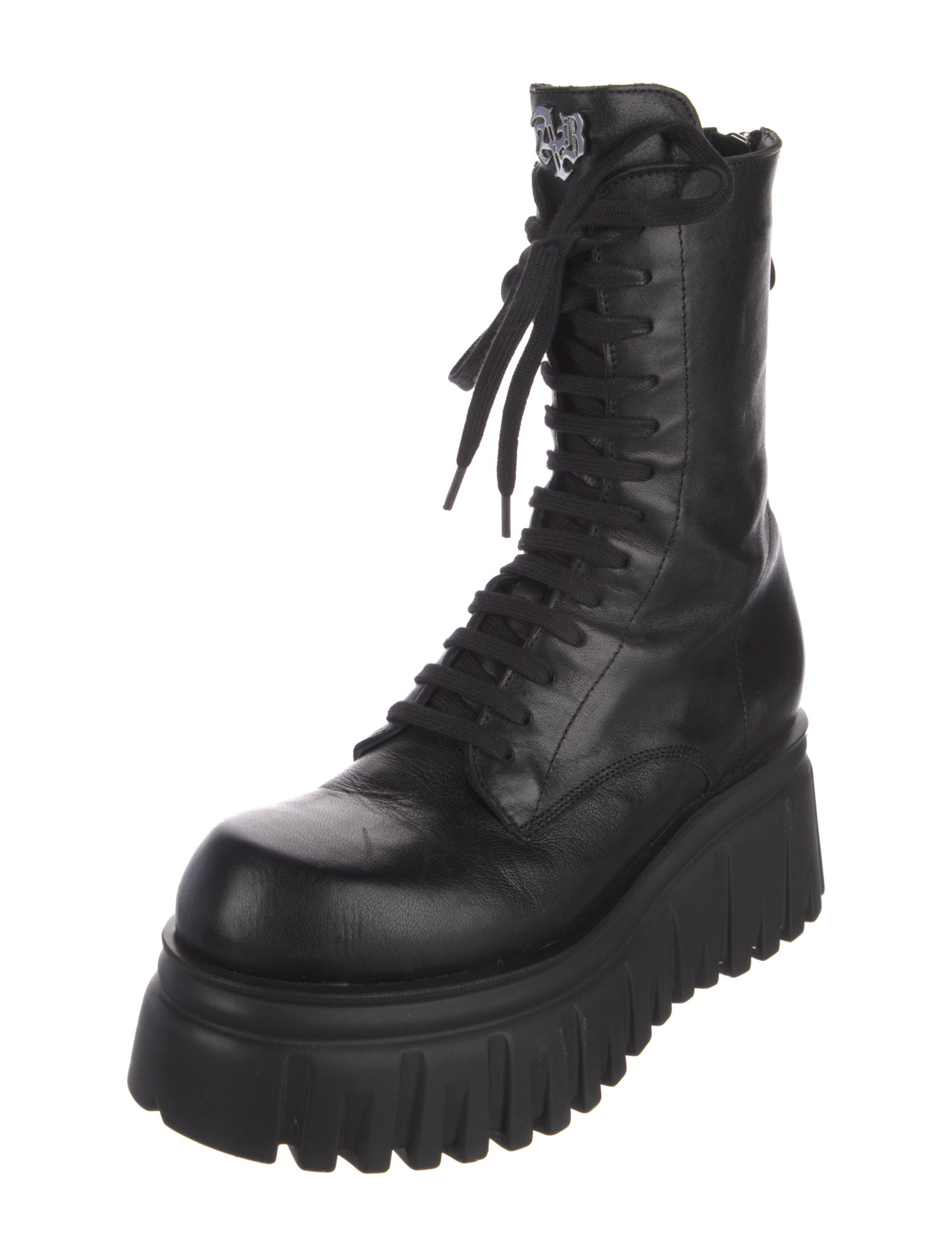 Aniye By Leather Combat Boots