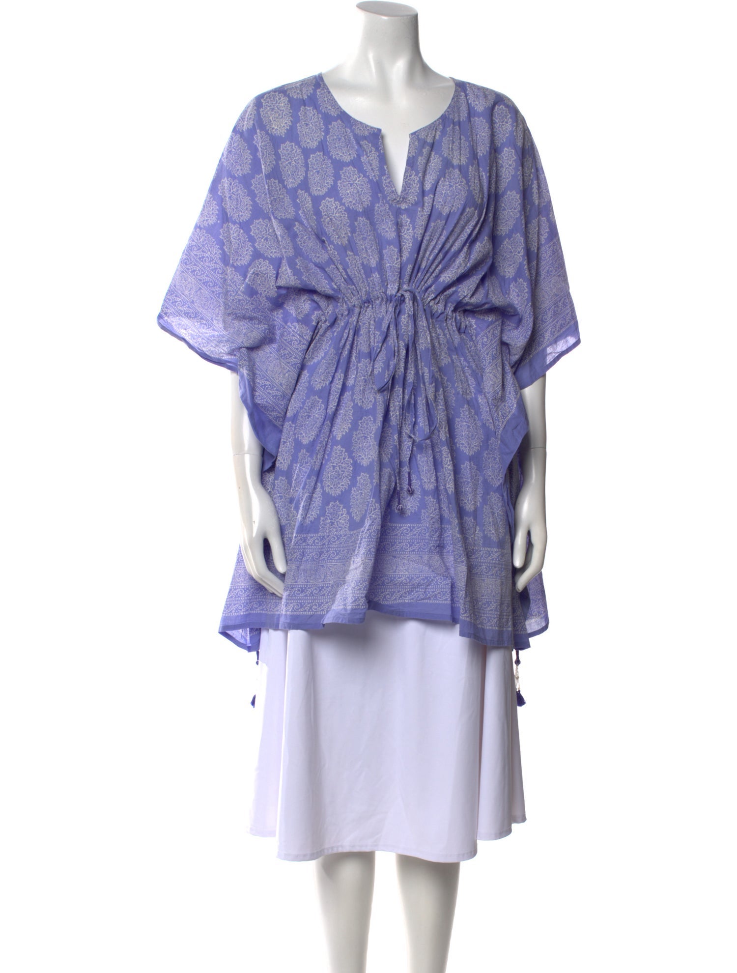 Anokhi Printed Crew Neck Tunic
