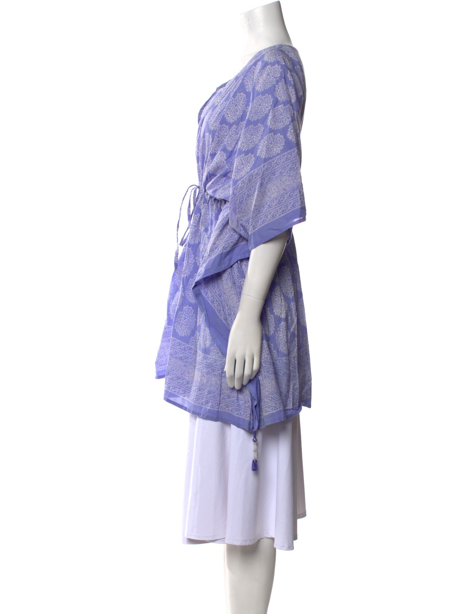 Anokhi Printed Crew Neck Tunic