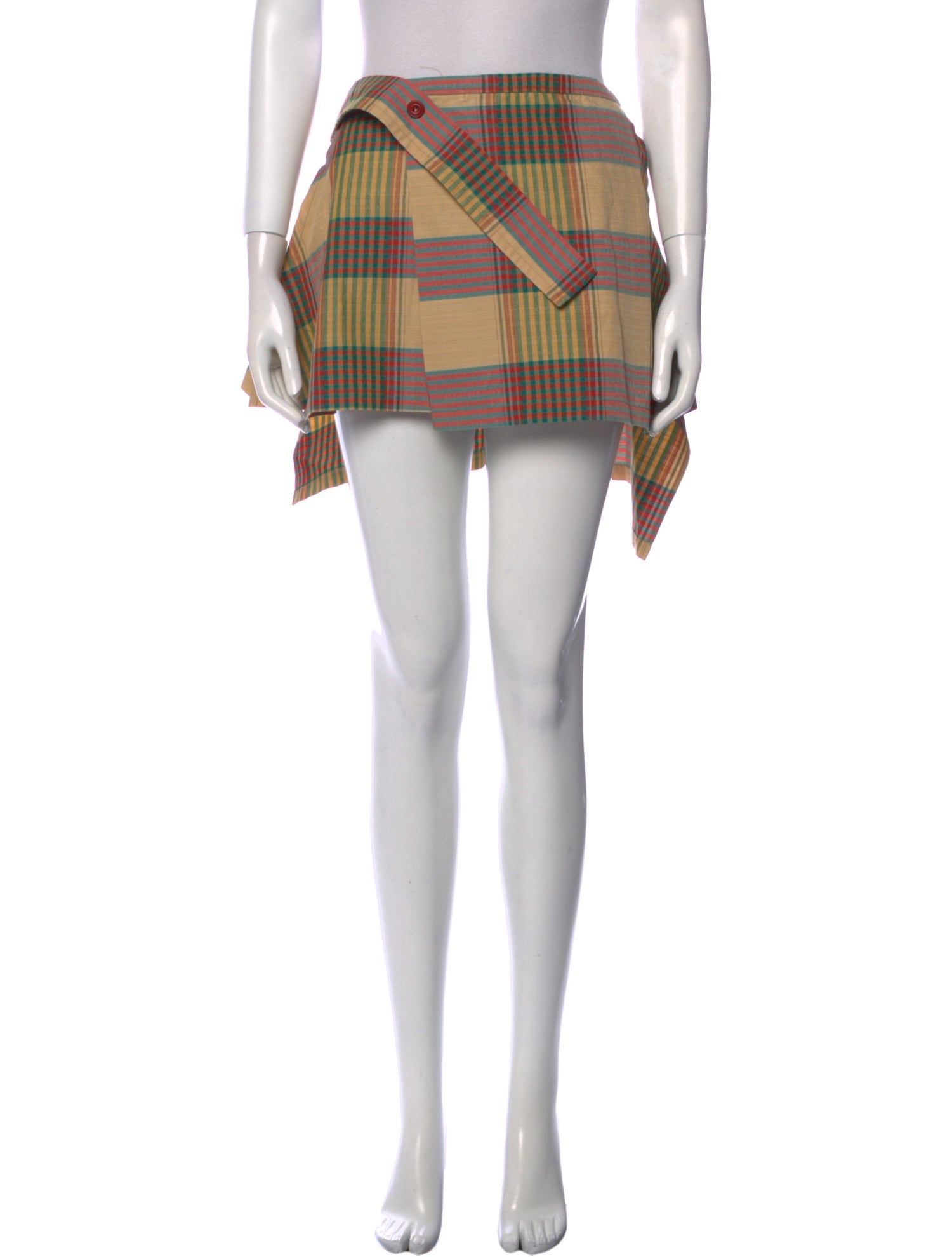 Andreas Kronthaler for vivienne westwood Plaid Print Mini Skirt
