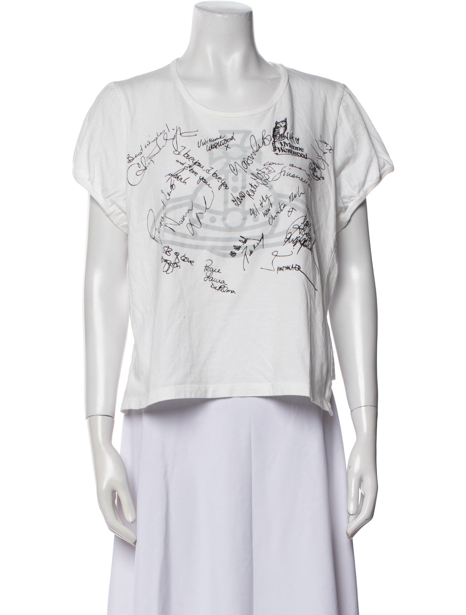 Andreas Kronthaler for vivienne westwood Graphic Print Scoop Neck T-Shirt