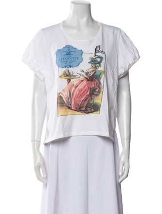 Andreas Kronthaler for vivienne westwood Graphic Print Crew Neck T-Shirt