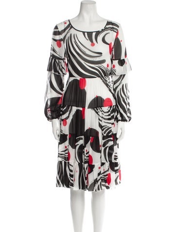 Atos Lombardini Dresses Printed Knee-Length Dress M