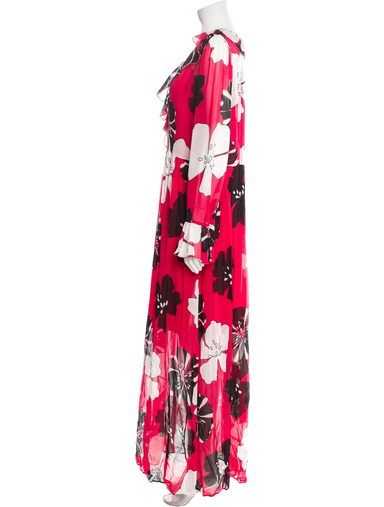 Atos Lombardini Floral Print Long Dress w/ Tags