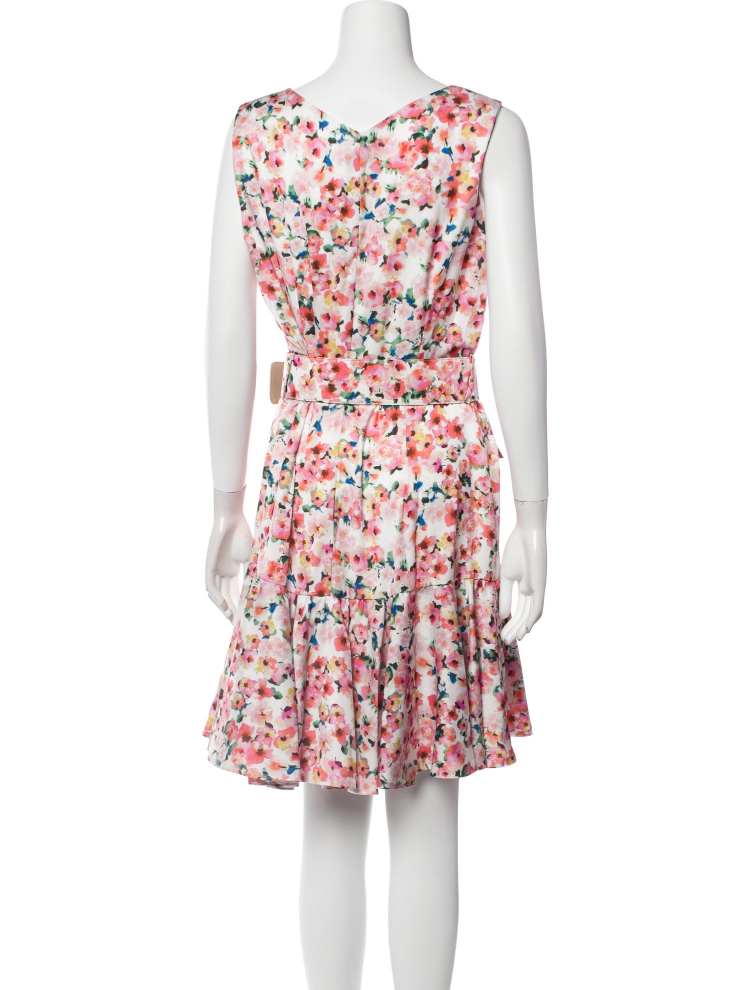 Atos Lombardini Floral Print Mini Dress