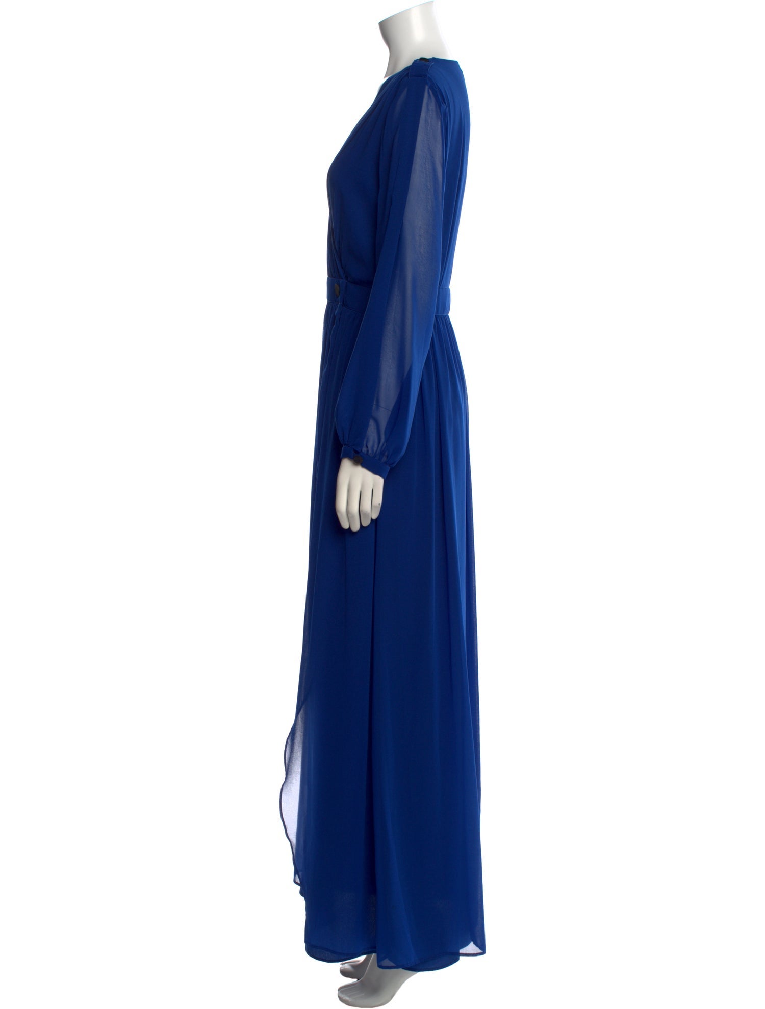 Atos Lombardini V-Neck Long Dress