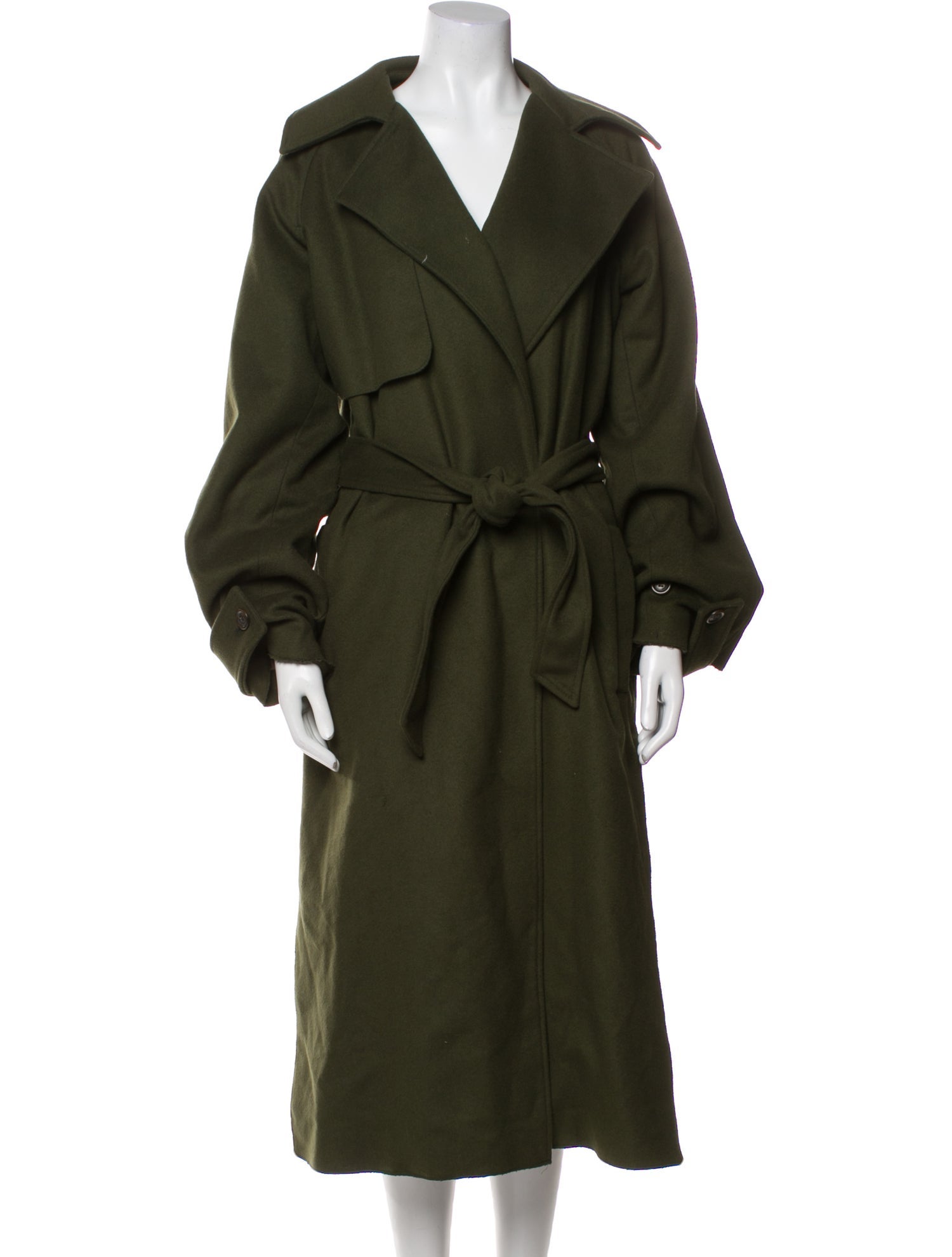 Atos Lombardini Virgin Wool Trench Coat