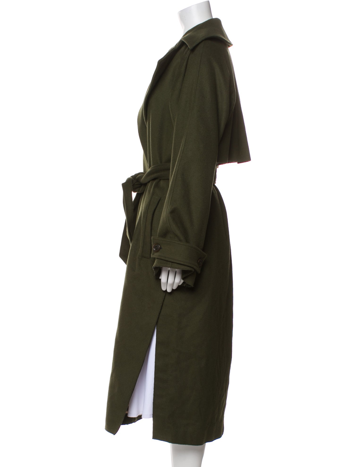 Atos Lombardini Virgin Wool Trench Coat