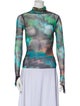 AFRM Mesh Printed Top