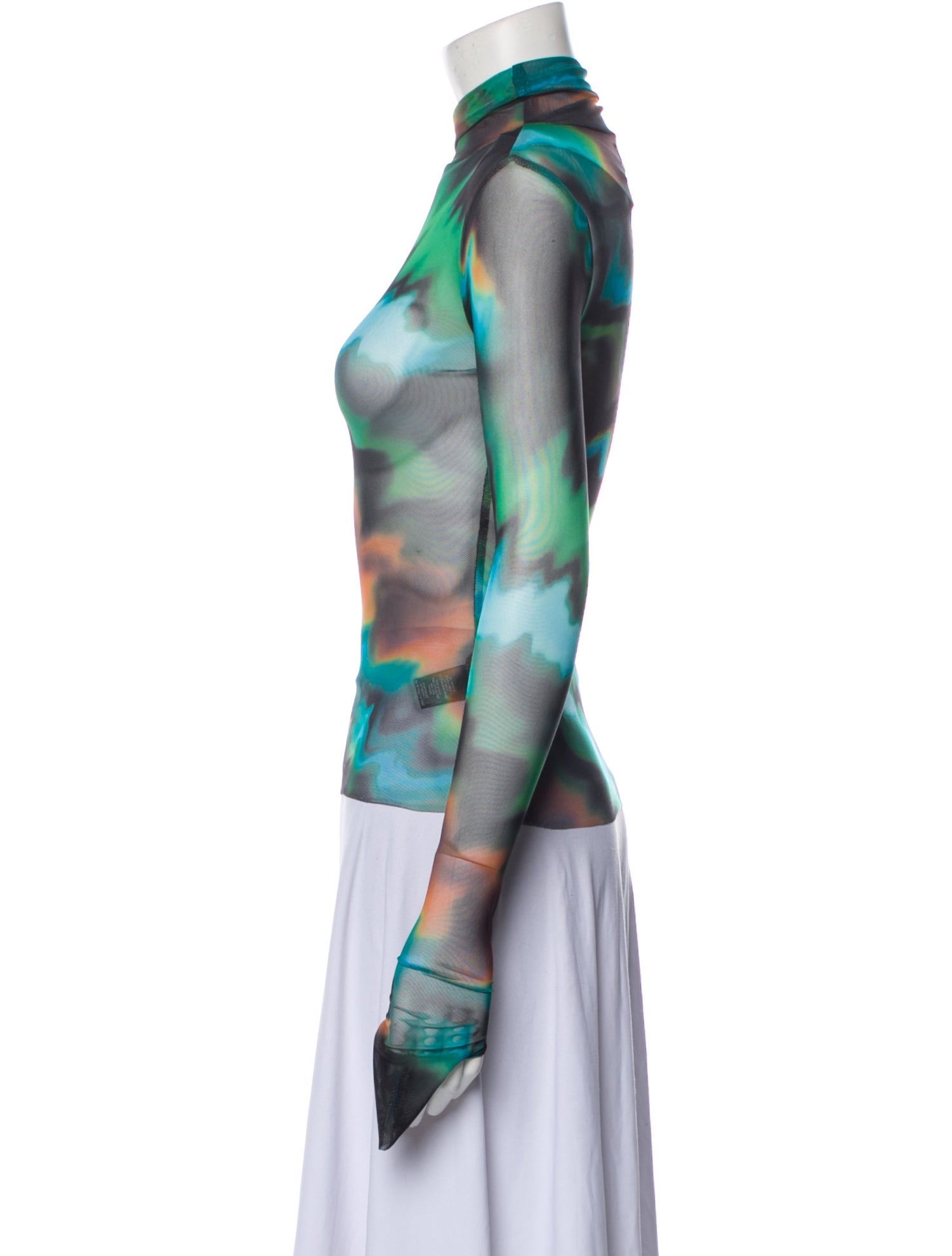 AFRM Mesh Printed Top