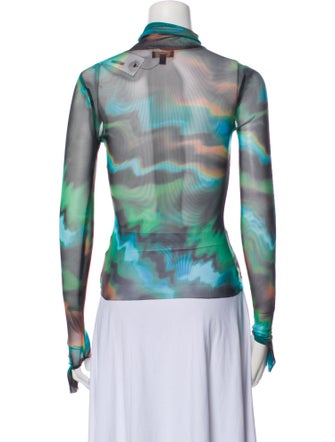 AFRM Mesh Printed Top
