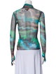 AFRM Mesh Printed Top