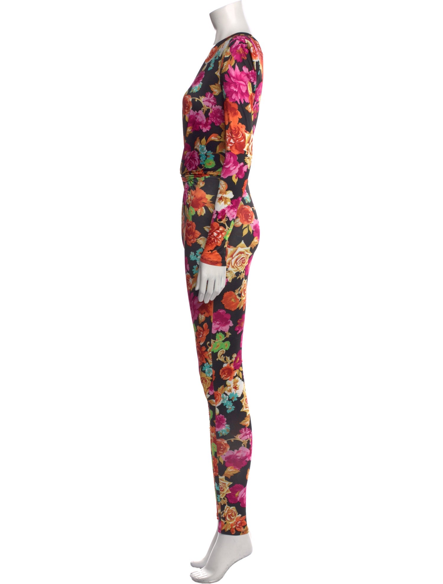 AFRM Floral Print Plunge Neckline Jumpsuit w/ Tags