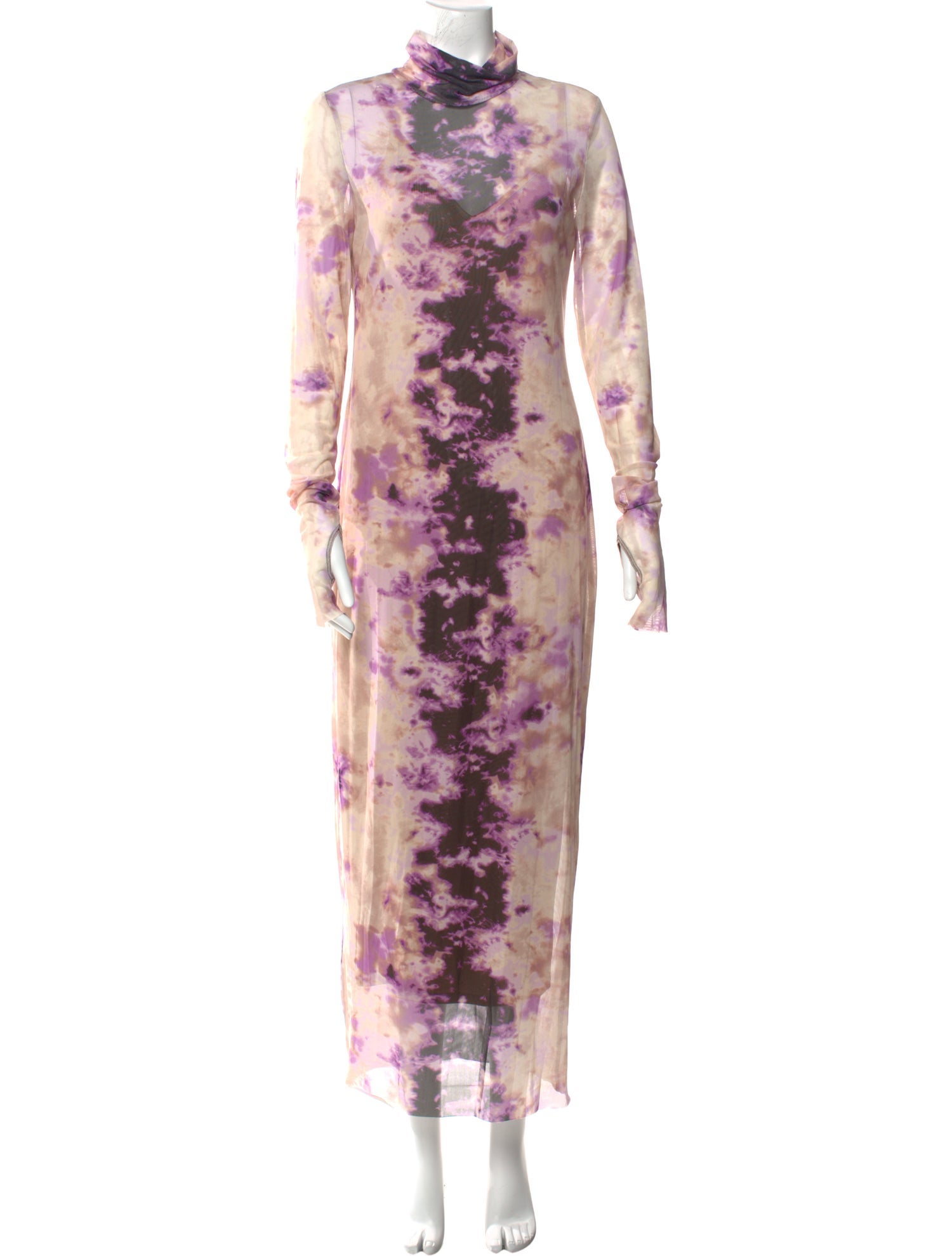 AFRM Tie-Dye Print Long Dress
